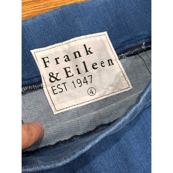 FRANK & EILEEN Unforgettable Denim Skirt In blue 1977 Medium Denim Wash size 4 - Picture 7 of 13